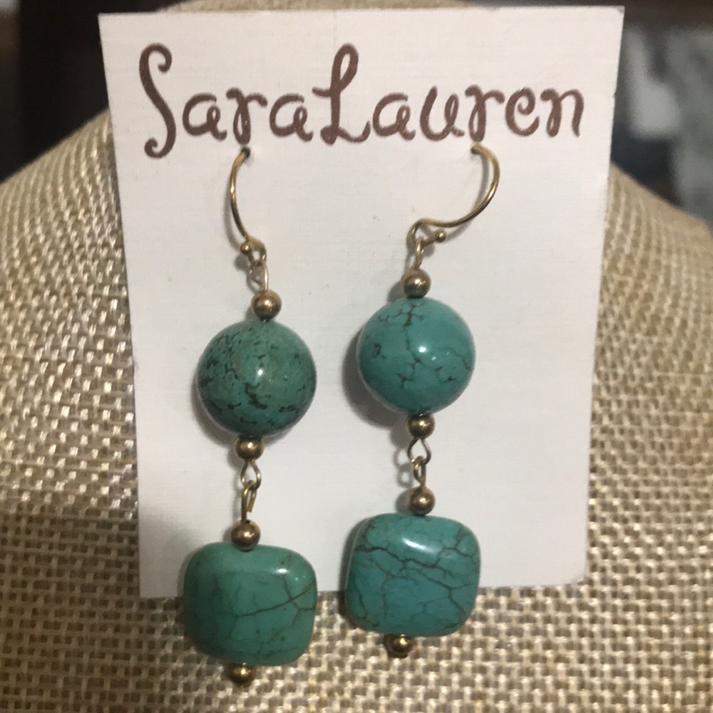 Sara Lauren Turquoise earrings
